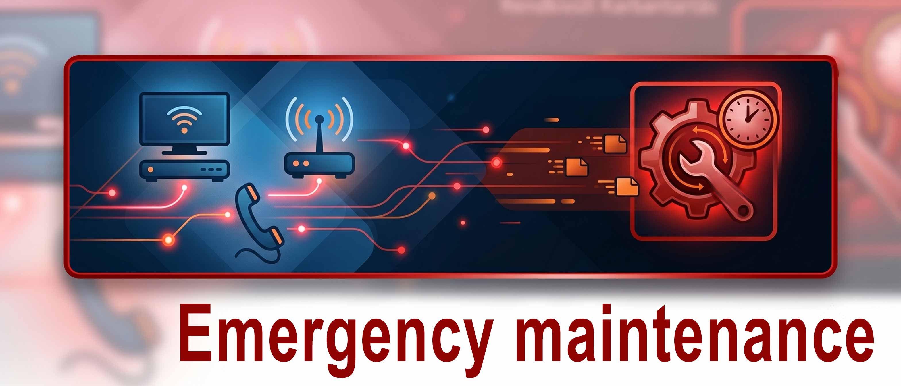 Emergency maintenance